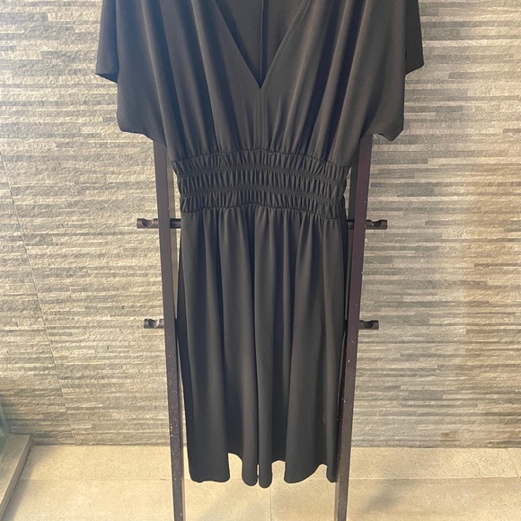 Zara Black Jersey Dress Size Small - Picture 7 of 15